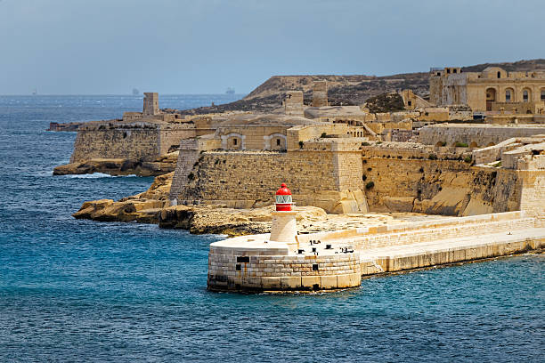 View of Fort Rinella from St. Elmo, Valletta