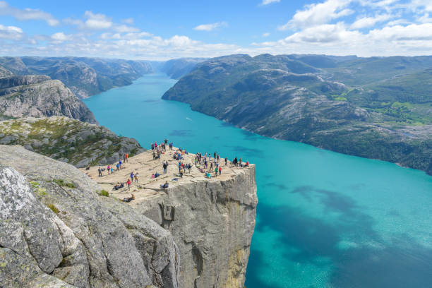 Popular hiking destination in Norway, Rogaland