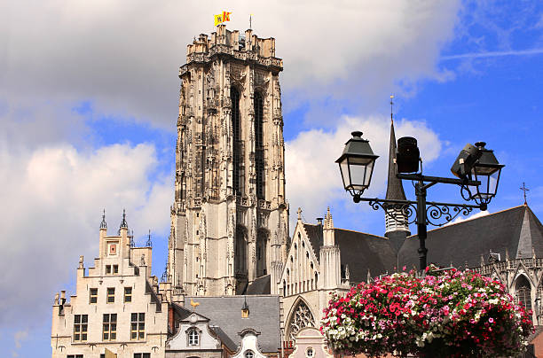 Cathedral of saint Rumbold on Main square in Mechelen, Belgium